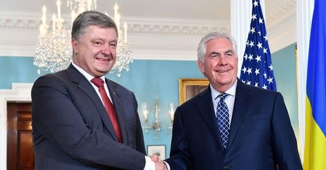 Poroschenko und Tillerson einigen sich auf Ausbau der Zusammenarbeit