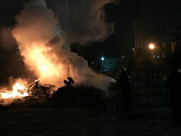 Hubschrauber in Krementschuk abgestürzt 