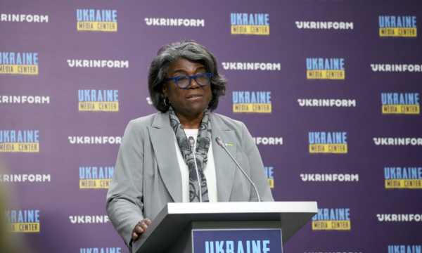 Reprezentanta SUA la ONU, Linda Thomas-Greenfield, a declarat că vizita sa în Ucraina „i-a deschis pe bună dreptate ochii”